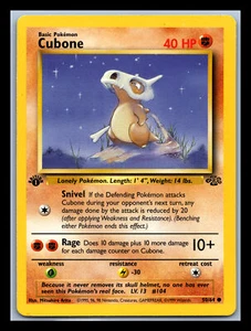 Cubone 1st Ed NM/M Jungle #50/64 - Picture 1 of 2