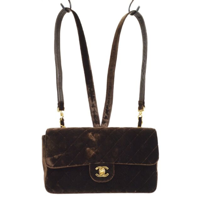 Snag the Latest CHANEL Backpack Velvet Exterior Bags & Handbags
