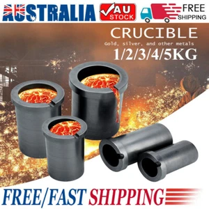High Purity Melting Graphite Crucible for Gold & Silver Metal Smelting Tools AU - Picture 1 of 11