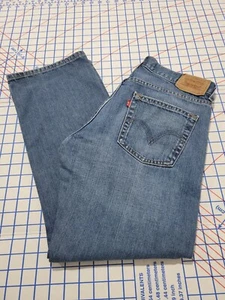 Jeans rossi Levis 514 da ragazzo slim dritti taglia 10 husky 30 x 26 - Foto 1 di 16