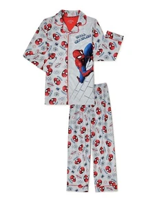 Spider-Man Boys Long Sleeve Pajama Set, 2-Piece, Sizes 4-7 - Picture 1 of 3