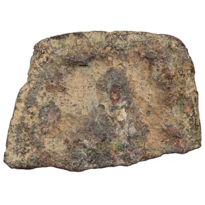 SRI LANKA, CEYLON, LAKSHMI PLAQUE FRAGMENT (#9008) - Picture 1 of 2