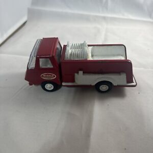 Vintage 1970's Tonka Pressed Steel Mini Fire Engine Red Truck 6” USA MADE