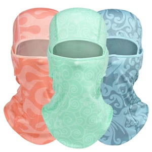 Máscara facial completa de pasamontañas protección UV esquí capucha solar máscaras tácticas para hombres mujeres - Imagen 1 de 24