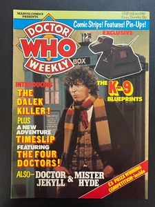 February 6th 1980 Doctor Who Weekly Mag. #17 BBC UK w/K-9 Blueprints VTG CLEAN! - Picture 1 of 3