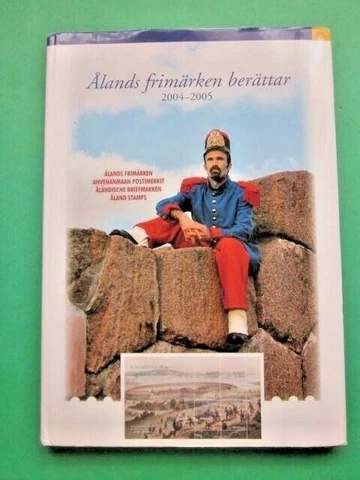 ALAND 2004 - 2005 SOUVENIR YEAR BOOK COMPLETE WITH STAMPS ISSUED 2005. #A0031(B) Cover