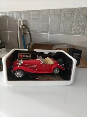 Voiture Mercedes Benz 500k Roadster 1936 rouge - Bburago - Photo 1/4