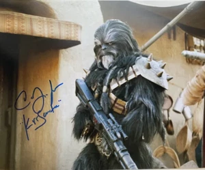 Carey Jones -GENUINE Signed Star Wars Krrsantan 11x14 - Picture 1 of 1