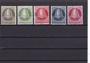 Satz Berlin, 1951 , Mi.Nr. 82 - 86 , Freiheitsglocke , gestempelt - Bild 1 von 1