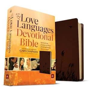 NLT Love Languages Devotional Bible-Chocolate Soft Touch - Picture 1 of 1