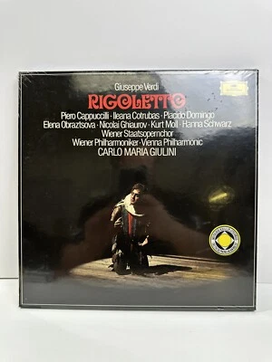 verdi rigoletto vienna philharmonic orchestra carlo maria giulini lp Sealed - Image 1 of 3