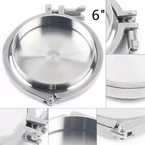 Virola de soldadura de triple abrazadera de 6 pulgadas + tapa de extremo + abrazadera + kit de junta de acero inoxidable 304 - Imagen 1 de 11