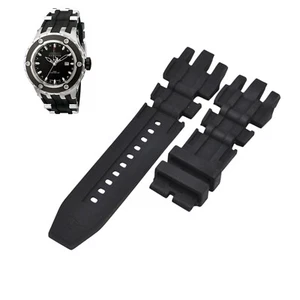 Subaqua 6177 26 mm schwarzes Kautschuk Uhrenarmband für Invicta - Bild 1 von 7
