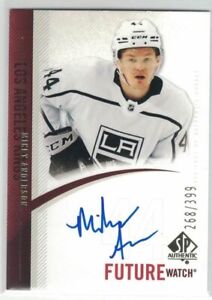 2019-20 SP AUTHENTIC MIKEY ANDERSON RETRO FUTURE WATCH AUTO ROOKIE /399 RFWA-MA