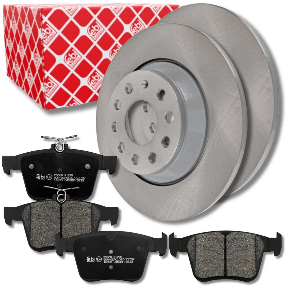Febi BILSTEIN Bremsensatz hinten 300mm fÃ¼r SKODA Kogjak SUPERB VW Arteon 1ku