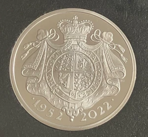 Simply-Coins~ 2022 PROOF PLATINUM JUBILEE FIVE 5 POUND proof COIN - Picture 1 of 3