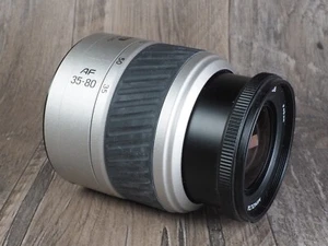 Minolta AF Zoom 35-80mm f4-5.6 Objektiv für Sony A Mount DSLR Kamera silber funktioniert - Bild 1 von 8