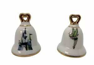 Vintage Keramik Disney Land Tinkerbell/Zauberschloss Salz & Pfefferstreuer - Bild 1 von 4