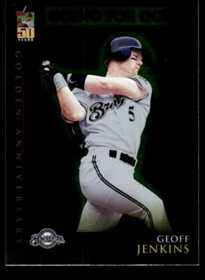 2001 Topps Golden Anniversary Geoff Jenkins Milwaukee Brewers #GA46 - Image 1 of 2