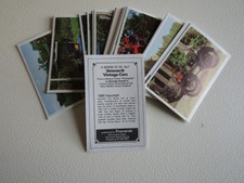 Trucards 1972 Veteran & Vintage Cars Card Variants (e34)