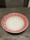 Scio Pottery Provincial Vegetable Serving Bowls Hairpin Red