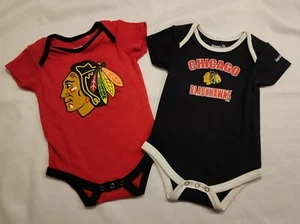 Chicago Blackhawks Hockey Baby Onsie - Picture 1 of 1