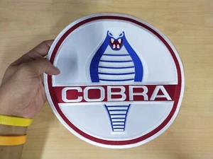 Big Patch COBRA Size 25 cm Biker Embroidered Patch/Sew-on Jacket Jean Cloth - Picture 1 of 1