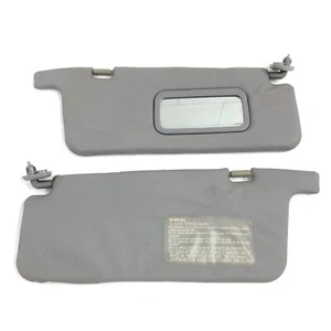 1993-2001 Subaru Impreza Sun Visors Driver Passenger Pair Shades Sides OEM GRAY - Picture 1 of 6