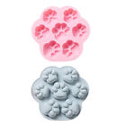  2 Pcs Cartoon Baking Molds Cat Claw Silicone Chocolate Home Tools