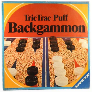 Backgammon TricTrac Puff Ravensburger 70er Vintage Retro Spielzeug Brettspiele - Bild 1 von 6
