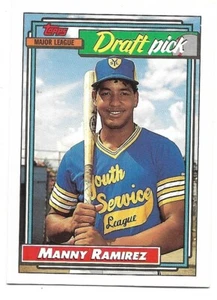 MANNY RAMIREZ 1992 Topps Rookie #156 Cleveland Indians RC - Foto 1 di 2
