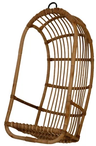Hängesessel/ Hängeschaukel aus ungeschältem Natur-Rattan (naturbelassen) - Bild 1 von 1