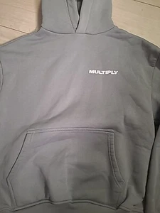 Multiply Apparel Oversize Kapuzenpullover Hoodie Gr. XS Grau - Bild 1 von 3