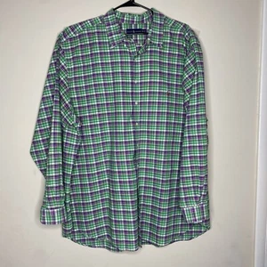 Polo Ralph Lauren Hemd Herren 4XLT kariert grün/rosa/blau klassisch Button Down - Bild 1 von 8