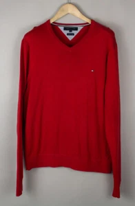 TOMMY HILFIGER Hombre - Suéter De Punto De Algodón Premium Talla XL - Imagen 1 de 8