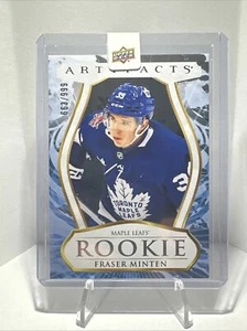 2023-24 Artifacts #228 Fraser Minten RC #999 - Picture 1 of 8