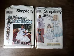 2 Simplicity Muster Mädchen Daisy Kingdom 7698 Gr. N 10-14, 0626 Gr. KK 7,8,10,12 - Bild 1 von 9