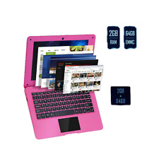 10.1'' Laptop Computer Quad Core Android 12.0 Mini Netbook Webcam Bag Mouse Pad