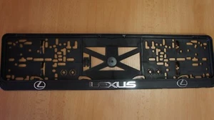 Soporte de matrícula efecto 3D real Lexus 2 piezas cromo - Imagen 1 de 3