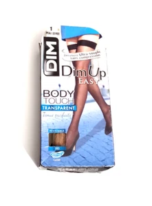 DIM UP EASY BODY TOUCH BAS 20 DENIERS TRANSPARENT (JARRETIERE SOUPLE) PEAU DORÉE - Imagen 1 de 12