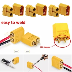 New Durable Solid RC Model XT60 Connectors Plug Aircraft Model Accessories - Picture 1 of 14