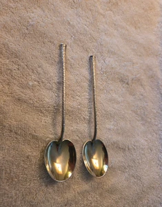 PALM BEACH von GORHAM Sterlingsilber Paar TEELÖFFEL EISCREME? 5,75" GW Schüsseln - Bild 1 von 13