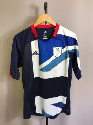 TEAM GB 2012 OLYMPIC HOME SHIRT SOCCER JERSEY ADIDAS taille S - Photo 1/4