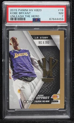 2015-16 Panini HeroVillain Unleash the Hero Kobe Bryant #19 PSA 7 HOF 0ym4 - Image 1 of 3