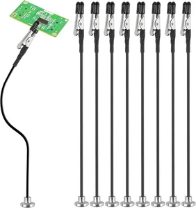8 Stück Dritte Hand Mit Magnetfuß Flexibler Schwanenhals Löthilfe Platinenhalter - Bild 1 von 8