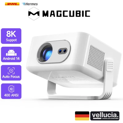 Magcubic Android 14 Autofokus HY300Max Tragbarer Projektor 400ANSI... - Bild 1 von 4
