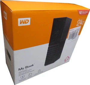 Western Digital 24TB WD My Book Externe Festplatte HDD - WDBBGB0240HBK-NESN NEU - Bild 1 von 3