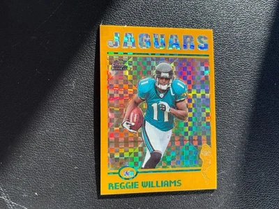 Reggie Williams 2004 Topps Chrome GOLD XFractor Rookie RC Jaguars 176/279 E34 - Image 1 of 2