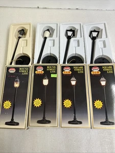 LGB Spur G quadratische Straßenlaterne - 4er Set - 8" hoch - Bild 1 von 9