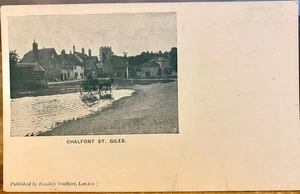 Großbritannien Postkarte CHALFONT ST GILES Buckinghamshire England Headley Bros John Milton - Bild 1 von 2